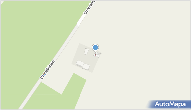 Kornelówka, Czereśniowa, 1, mapa Kornelówka