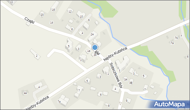 Kościelisko, Czajki, 1b, mapa Kościelisko