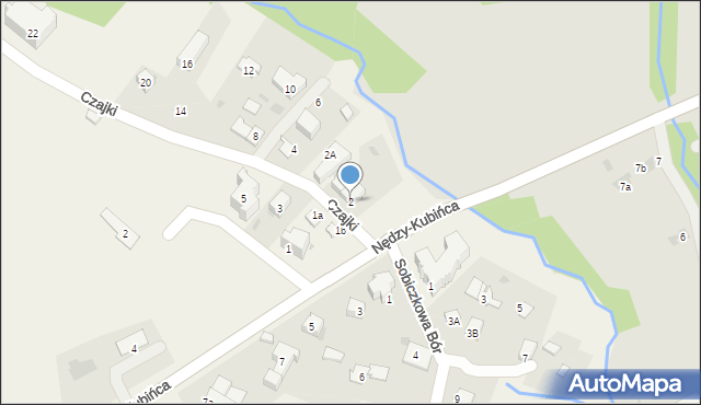 Kościelisko, Czajki, 2, mapa Kościelisko