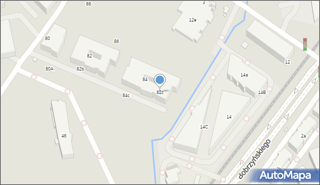 Kraków, Czerwone Maki, 82c, mapa Krakowa