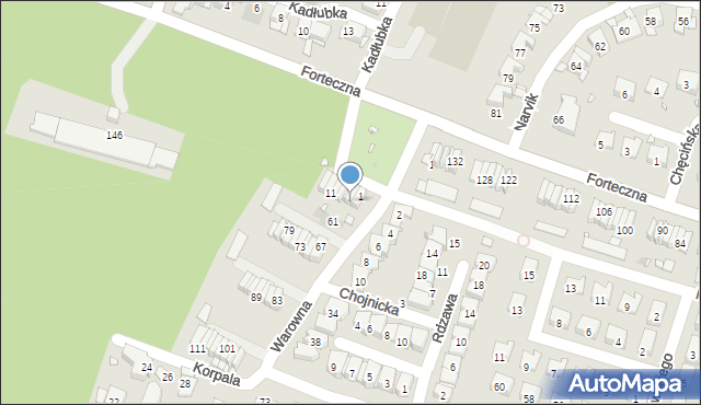 Kraków, Czerska, 3, mapa Krakowa