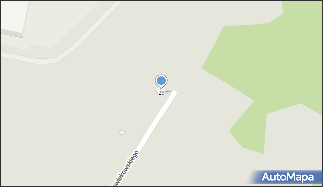 Krosno, Człowiekowskiego Kazimierza, 25, mapa Krosna