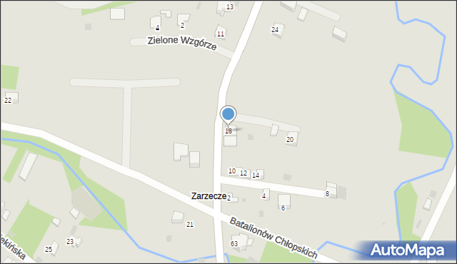 Krzeszowice, Czatkowice Dolne, 18, mapa Krzeszowice