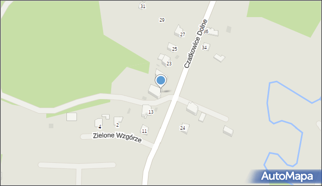 Krzeszowice, Czatkowice Dolne, 19, mapa Krzeszowice