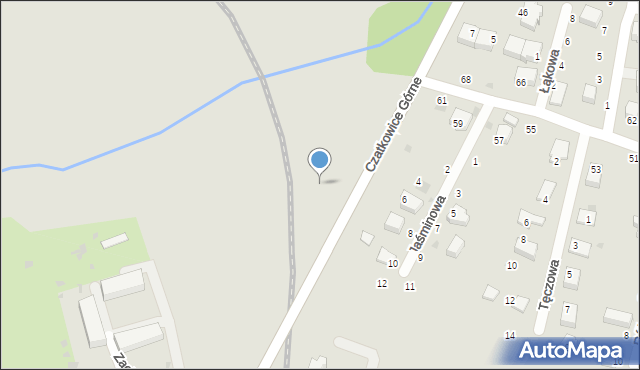 Krzeszowice, Czatkowice Górne, 1, mapa Krzeszowice