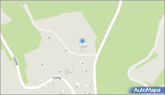 Krzeszowice, Czatkowice Górne, 47, mapa Krzeszowice