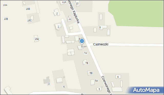 Krzywda, Czerwonego Kapturka, 7, mapa Krzywda