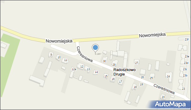 Książ Wielkopolski, Czereśniowa, 1, mapa Książ Wielkopolski