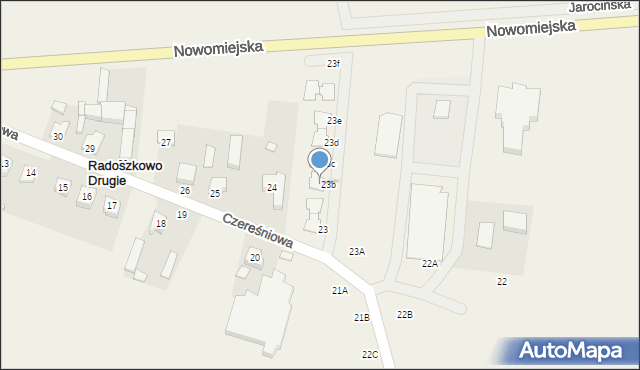 Książ Wielkopolski, Czereśniowa, 21, mapa Książ Wielkopolski