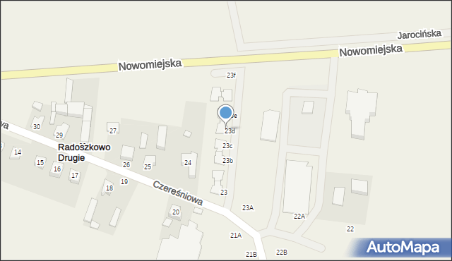 Książ Wielkopolski, Czereśniowa, 25, mapa Książ Wielkopolski