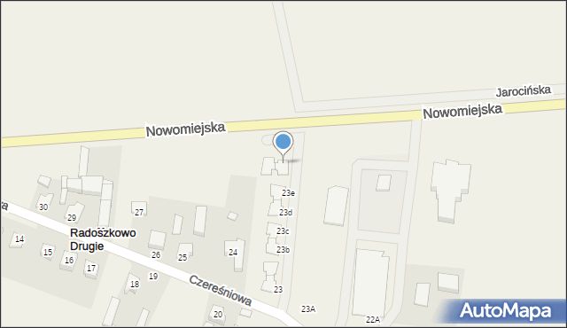 Książ Wielkopolski, Czereśniowa, 29, mapa Książ Wielkopolski