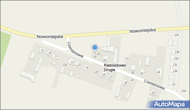 Książ Wielkopolski, Czereśniowa, 3, mapa Książ Wielkopolski