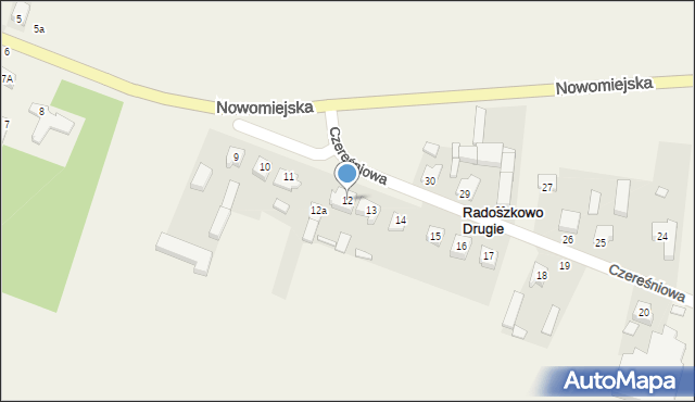 Książ Wielkopolski, Czereśniowa, 8, mapa Książ Wielkopolski