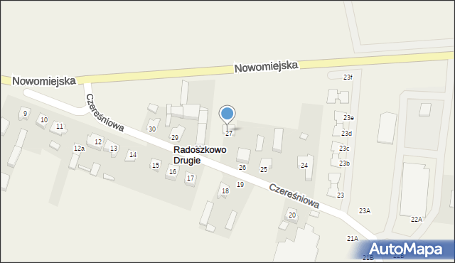 Książ Wielkopolski, Czereśniowa, 9, mapa Książ Wielkopolski