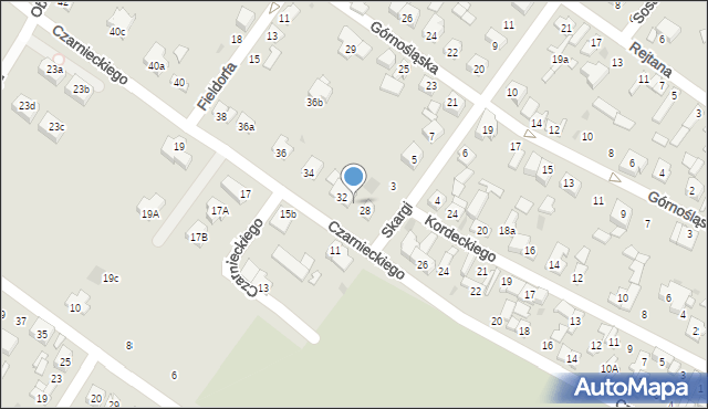 Kutno, Czarnieckiego Stefana, hetm., 30, mapa Kutno