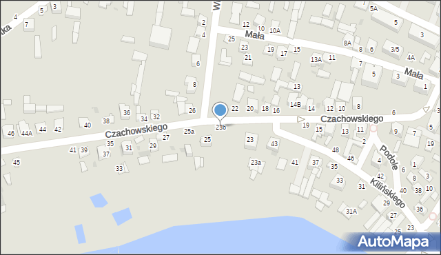 Lipsko, Czachowskiego Dionizego, płk., 23b, mapa Lipsko