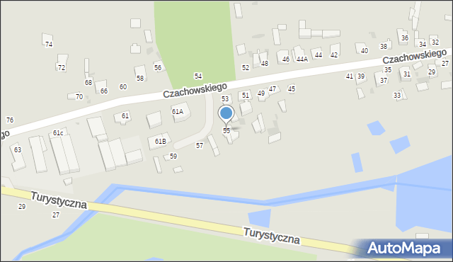 Lipsko, Czachowskiego Dionizego, płk., 55, mapa Lipsko