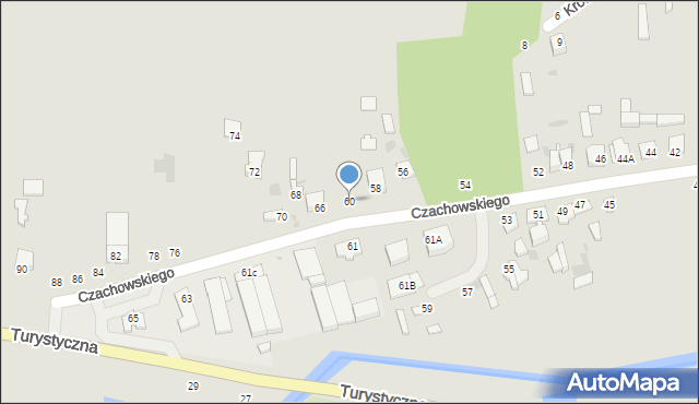 Lipsko, Czachowskiego Dionizego, płk., 60, mapa Lipsko