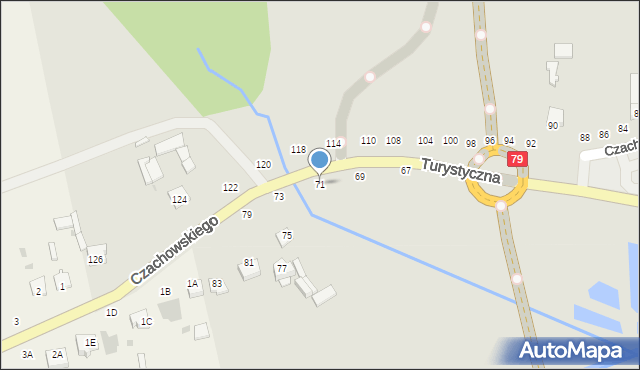 Lipsko, Czachowskiego Dionizego, płk., 71, mapa Lipsko