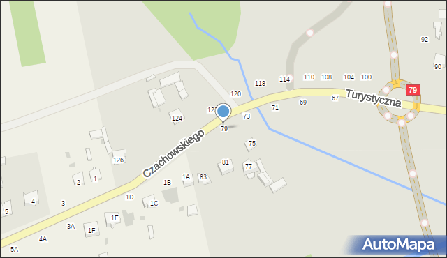 Lipsko, Czachowskiego Dionizego, płk., 79, mapa Lipsko