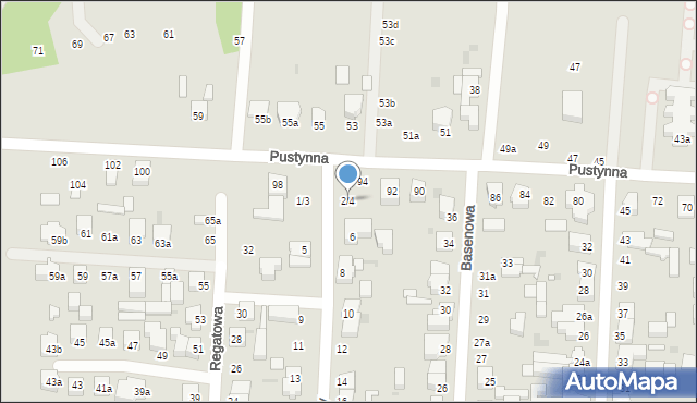 Łódź, Czahary, 2/4, mapa Łodzi