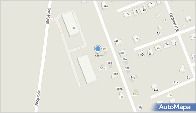 Łódź, Czternastu Straconych, 36fb, mapa Łodzi