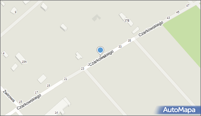 Łosice, Czarkowskiego, 29, mapa Łosice