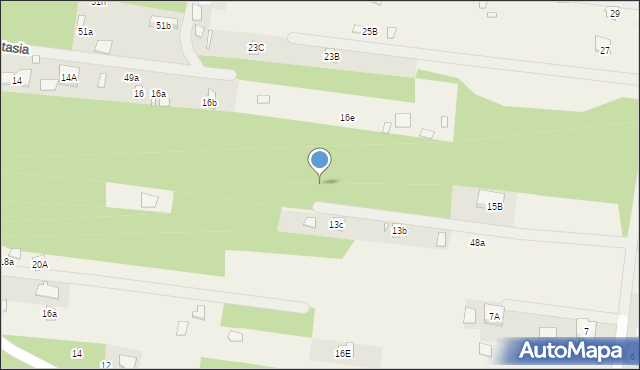 Łosie, Czyżyka, 15e, mapa Łosie