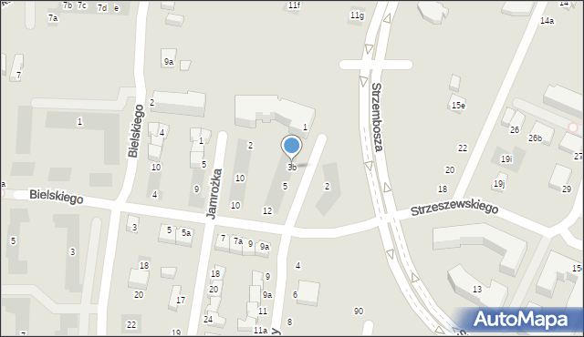 Lublin, Czumy Ignacego, 3b, mapa Lublina