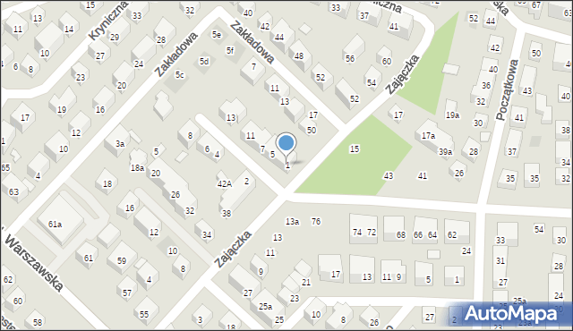 Lublin, Czarnieckiego Stefana, hetm., 1, mapa Lublina