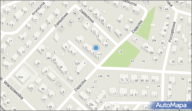 Lublin, Czarnieckiego Stefana, hetm., 3, mapa Lublina