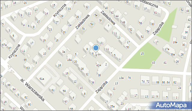 Lublin, Czarnieckiego Stefana, hetm., 4, mapa Lublina