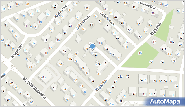 Lublin, Czarnieckiego Stefana, hetm., 6, mapa Lublina