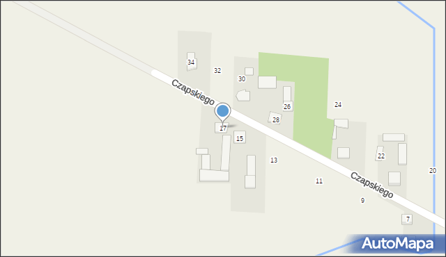 Małopole, Czapskiego Franciszka, 17, mapa Małopole