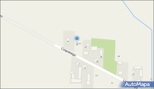 Małopole, Czapskiego Franciszka, 32, mapa Małopole