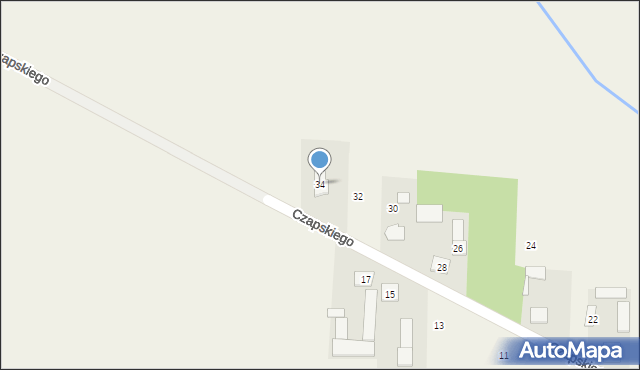 Małopole, Czapskiego Franciszka, 36, mapa Małopole