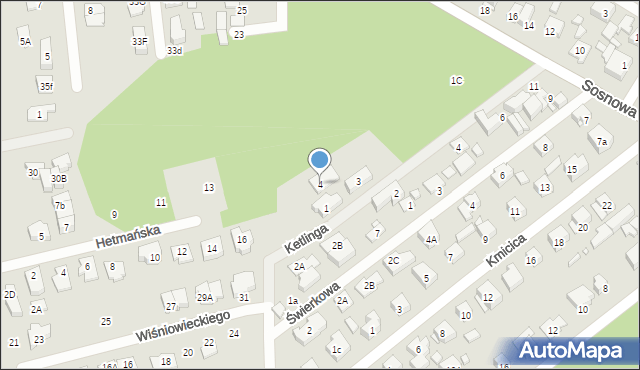 Marki, Czarnieckiego Stefana, hetm., 4, mapa Marki