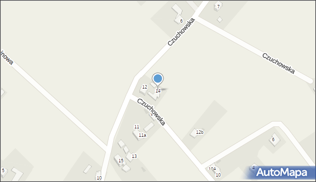 Mnich, Czuchowska, 14, mapa Mnich