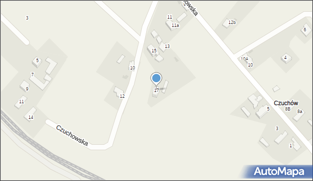 Mnich, Czuchowska, 17, mapa Mnich