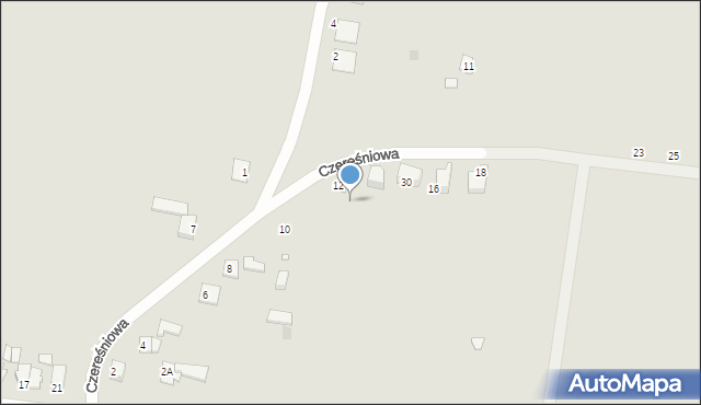 Mszczonów, Czereśniowa, 10d, mapa Mszczonów