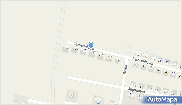 Nadolice Małe, Czereśniowa, 13, mapa Nadolice Małe