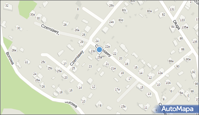 Nisko, Czerniawy, 23a, mapa Nisko