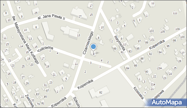 Nowy Dwór Mazowiecki, Czarnieckiego Stefana, hetm., 4, mapa Nowy Dwór Mazowiecki