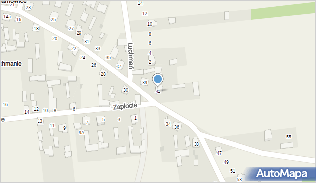 Olszamowice, Czermińska, 41, mapa Olszamowice