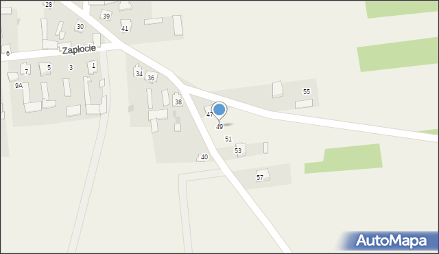 Olszamowice, Czermińska, 49, mapa Olszamowice