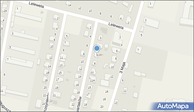 Olszewo-Borki, Czwartaków, 7, mapa Olszewo-Borki