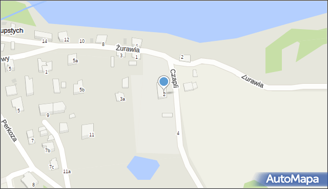 Olsztyn, Czapli, 2, mapa Olsztyna