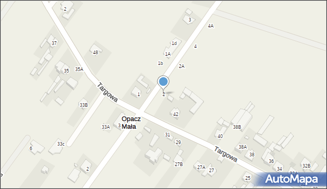 Opacz Mała, Czysta, 2, mapa Opacz Mała