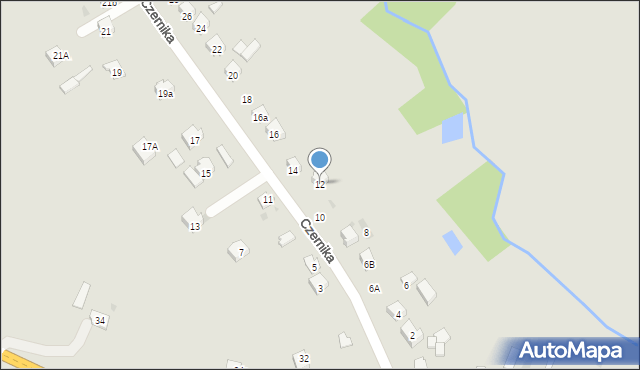 Opatów, Czernika Stanisława, 12, mapa Opatów