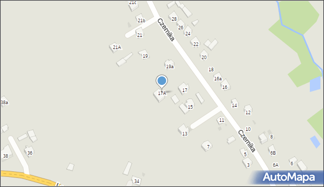 Opatów, Czernika Stanisława, 17A, mapa Opatów